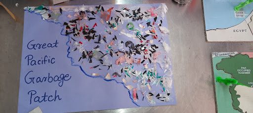 demonstration of pacific garbage patch